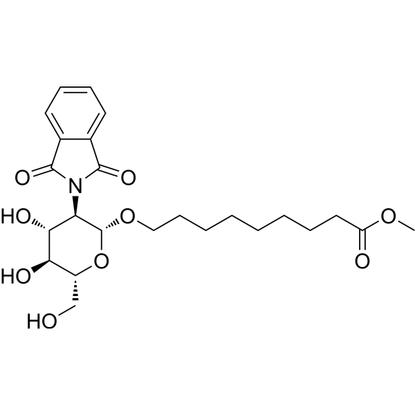 8-Methoxycarbonyloctyl-2-deoxy-2-phthalimido-β-D-glucopyranoside 106445-25-4
